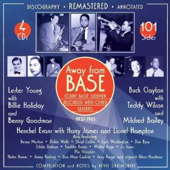 4CD Various: Away From Base - Count Basie Sidemen Recorded With Other Leaders