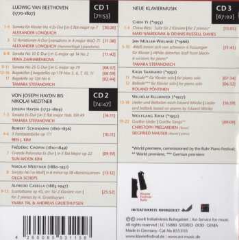 3CD/Caja Various: Beethoven Und ... & Neue Klaviermusik