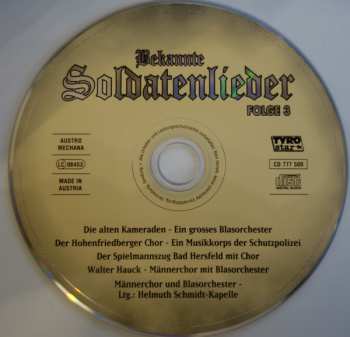 CD Various: Bekannte Soldatenlieder Folge 3