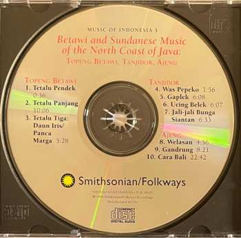 CD Various: Betawi & Sundanese Music Of The North Coast Of Java