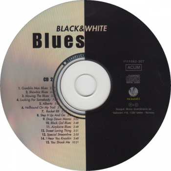 2CD Various: Black & White Blues