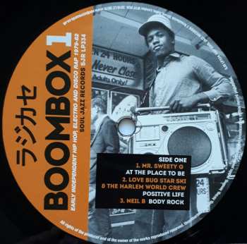 3LP Various: Boombox 1 (Early Independent Hip Hop, Electro And Disco Rap 1979-82)