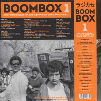 3LP Various: Boombox 1 (Early Independent Hip Hop, Electro And Disco Rap 1979-82)