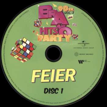 3CD/Caja Various: Bravo Hits Party - 90er Vol. 2