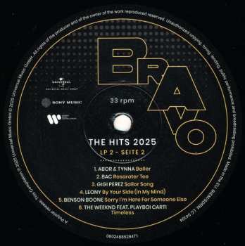 4LP Various: Bravo - The Hits 2025