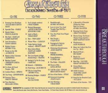 4CD/Caja Various: Breakthrough (Underground Sounds Of 1971)