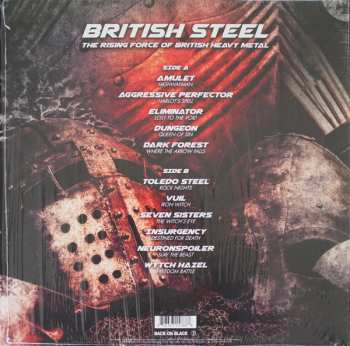 LP Various: British Steel (The Rising Force Of British Heavy Metal) CLR