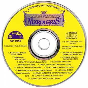 CD Various: Cajun & Zydeco Mardi Gras!