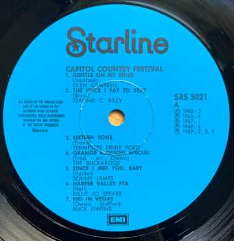 LP Various: Capitol's Country Festival