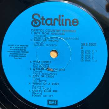 LP Various: Capitol's Country Festival