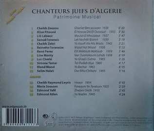 CD Various: Chanteurs Juifs D'Algérie