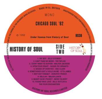 LP Various: Chicago Soul '62