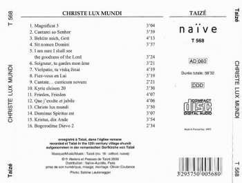 CD Various: Christe Lux Mundi 