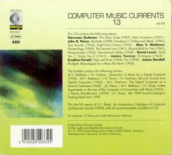 CD Various: Computer Music Currents 13