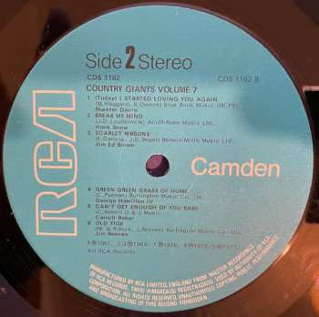 LP Various: Country Giants Vol. 7