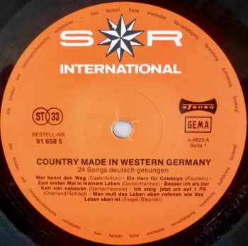 2LP Various: Country Made In Western Germany