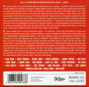10CD/Caja Various: Country & Western 200 No.1 Hits 