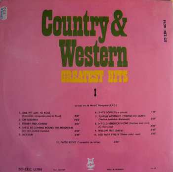 LP Various: Country & Western Greatest Hits I