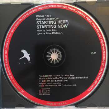 CD Various: Starting Here, Starting Now • Original London Cast
