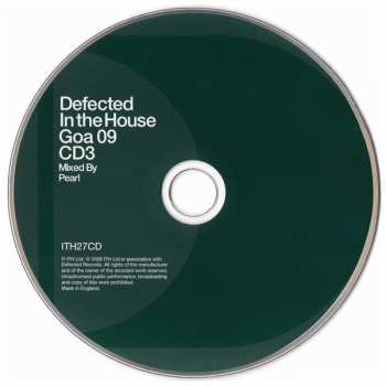 3CD Various: Defected In The House - Goa 09
