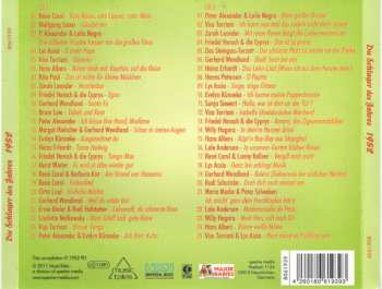 2CD Various: Die Schlager Des Jahres 1952
