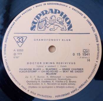 2LP/Caja Various: Doctor Swing Redivivus (Československý Swing Do Roku 1947) (2xLP + BOX + BOOKLET)