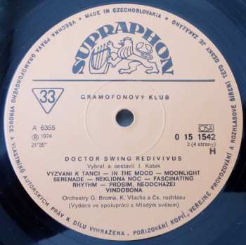 2LP/Caja Various: Doctor Swing Redivivus (Československý Swing Do Roku 1947) (2xLP + BOX + BOOKLET)