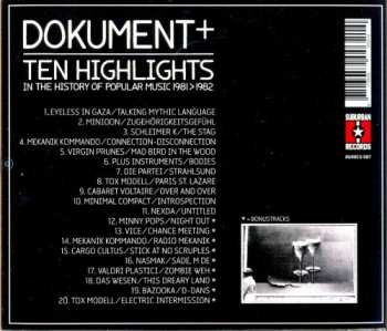 CD Various: Dokument+ Ten Highlights (In The History Of Popular Music 1981 > 1982)