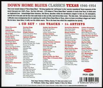 4CD/Caja Various: Down Home Blues Classics Volume 2 Texas 1946-1954