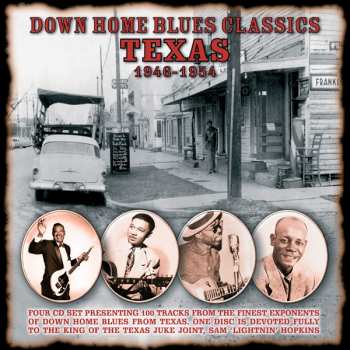 4CD/Caja Various: Down Home Blues Classics Volume 2 Texas 1946-1954
