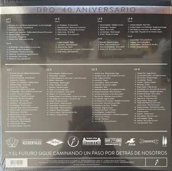 4LP/4CD/Caja Various: DRO 40 Aniversario - ...Y El Futuro Sigue Caminando Un Paso Por Detrás De Nosotros DLX | LTD