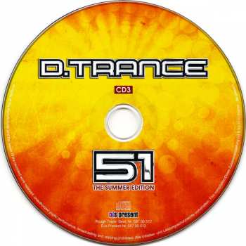 3CD Various: D.Trance 51 (The Summer Edition)