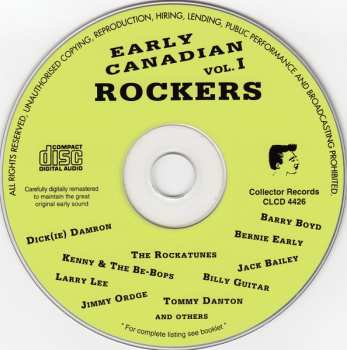 CD Various: Early Canadian Rockers Vol. I