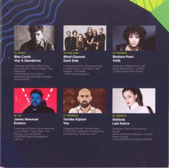 2CD Various: Eurovision Song Contest Rotterdam 2021 - Open Up
