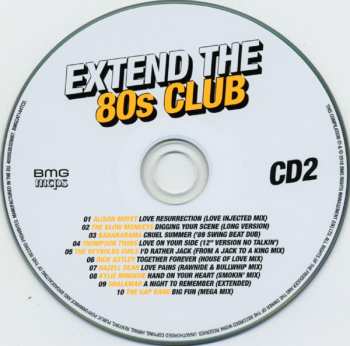 3CD/Caja Various: Extend The 80s Club (Essential 12" And Extended Mixes Of 80s Club Classics)