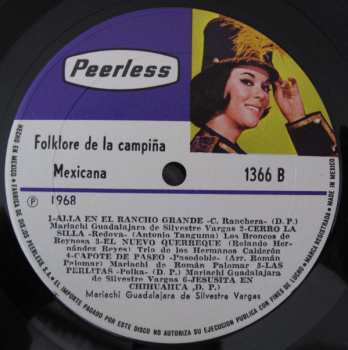 3LP/Caja Various: Folklore De La Campiña Mexicana