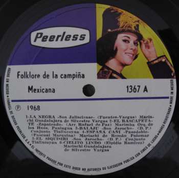 3LP/Caja Various: Folklore De La Campiña Mexicana