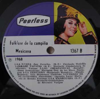 3LP/Caja Various: Folklore De La Campiña Mexicana