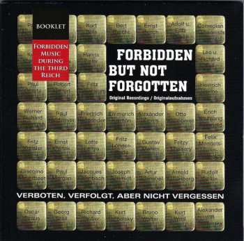 10CD/Caja Various: Forbidden But Not Forgotten = Verboten, Verfolgt, Aber Nicht Vergessen (Forbidden Music During The Third Reich)
