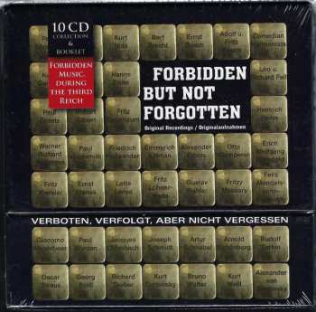 10CD/Caja Various: Forbidden But Not Forgotten = Verboten, Verfolgt, Aber Nicht Vergessen (Forbidden Music During The Third Reich)