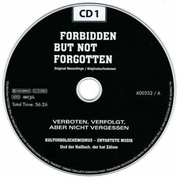 10CD/Caja Various: Forbidden But Not Forgotten = Verboten, Verfolgt, Aber Nicht Vergessen (Forbidden Music During The Third Reich)