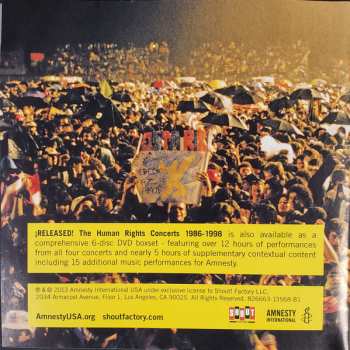 2CD Various: ¡Released! The Human Rights Concerts 1986-1998