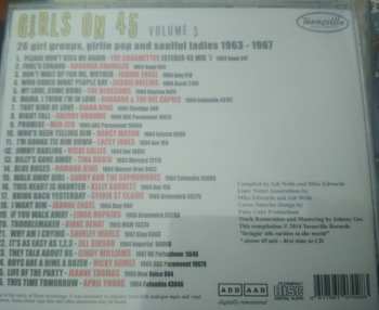 CD Various: Girls On 45 Volume 3: A Selection Of Girl Groups, Girlie Pop & Soulful Ladies 1963-1967