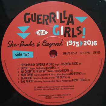 2LP Various: Guerrilla Girls! - She-Punks & Beyond 1975-2016