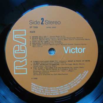 LP Various: Hair - The American Tribal Love-Rock Musical - The Original Broadway Cast Recording