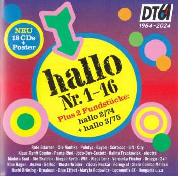 18CD/Caja Various: Hallo Nr. 1-16 + Hallo 2/74 + Hallo 3/75 LTD