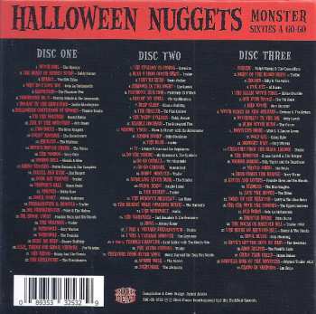 3CD/Caja Various: Halloween Nuggets:  Monster Sixties A Go-Go