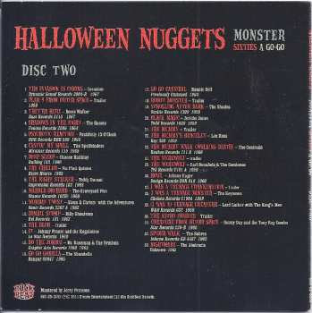 3CD/Caja Various: Halloween Nuggets:  Monster Sixties A Go-Go
