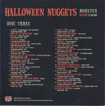 3CD/Caja Various: Halloween Nuggets:  Monster Sixties A Go-Go