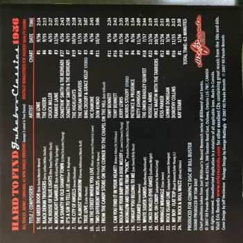 CD Various: Hard To Find Jukebox Classics: 1956